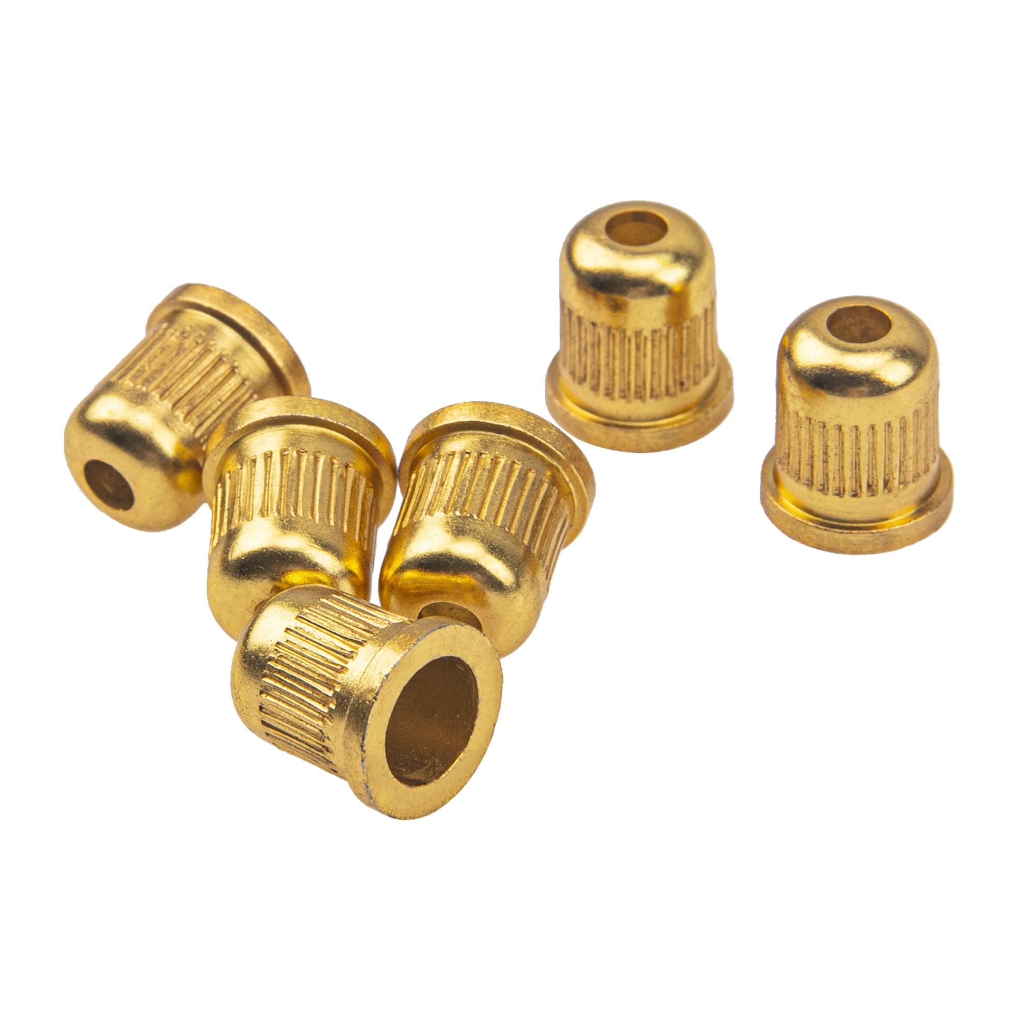 60Pcs Yootones Guitar String Mounting Ferrules+3MM Guards Scratch Plate Mounting Screws+Guitar String Tree Guides Retainer Compa